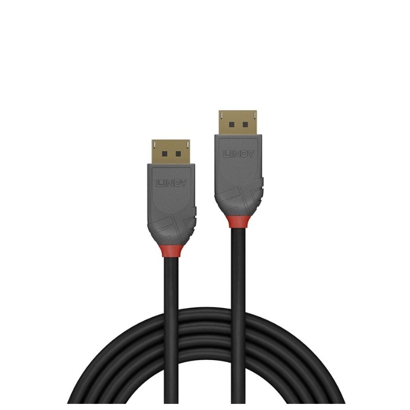 Lindy 5m DisplayPort 1.4 Cable, Anthra Line