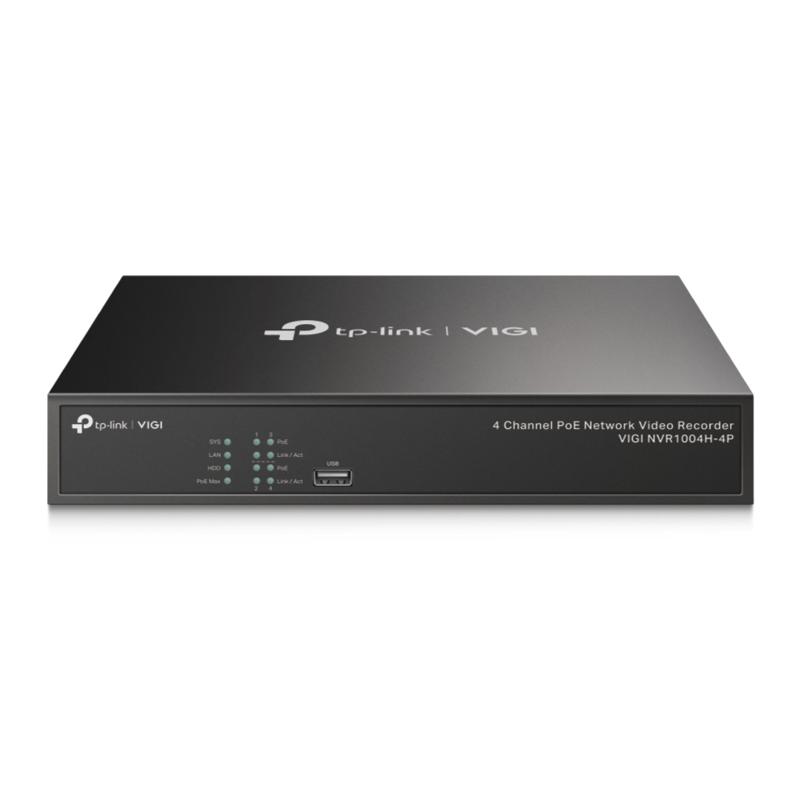TP-Link VIGI 4 Channel PoE+ Network Video Recorder NVR1004H-4P