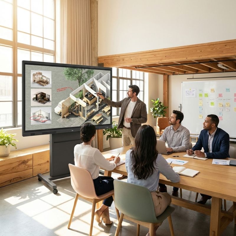 LG CreateBoard TR3DQ 75-inch UHD Interactive Display