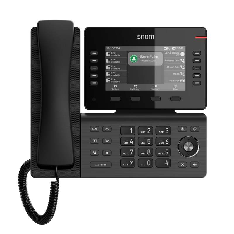 Snom D815WB IP phone Black IPS Wi-Fi