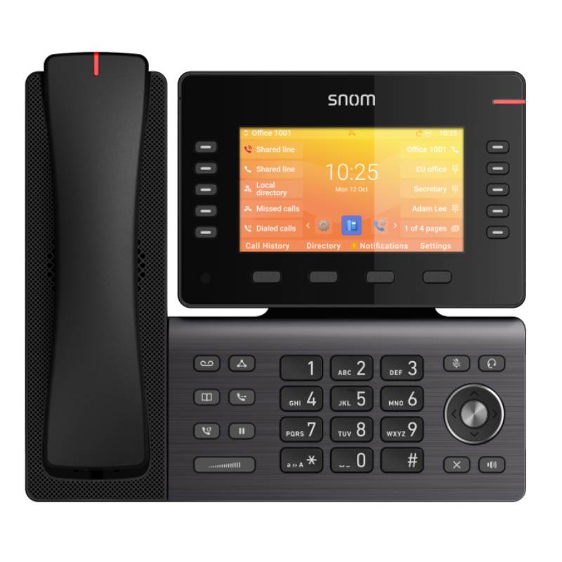 Snom D892M IP phone Black TFT Wi-Fi