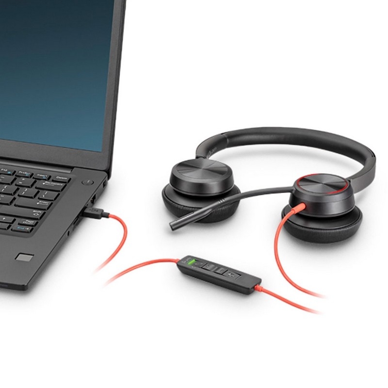 Plantronics Blackwire8225 ヘッドセット USB-C＆A 【公式通販】