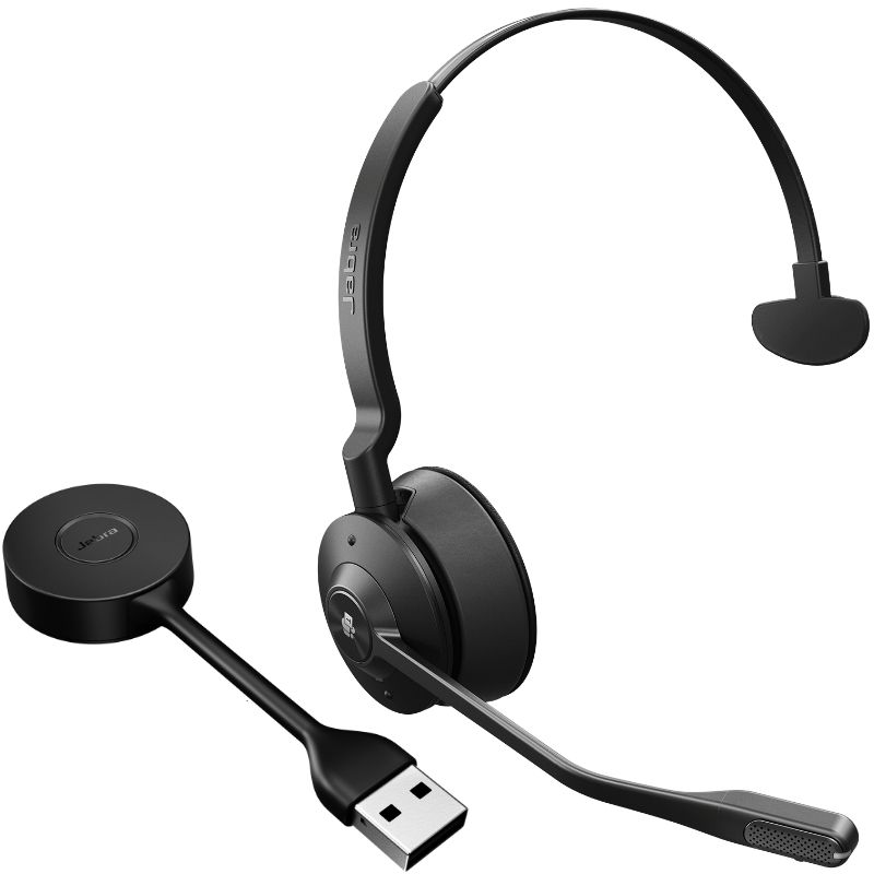 Jabra Engage 55 SE USB-A Mono Wireless, 40 - 16000 Hz, Headset/Headphones, Black