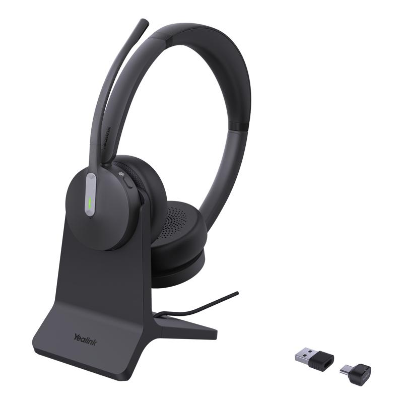 Yealink BH70 Dual Headset with Stand Teams USB-C/A