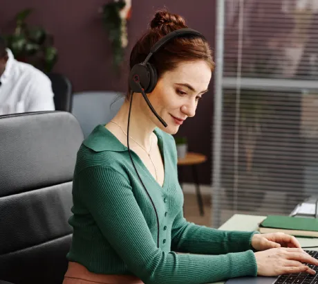 Professional wired headset