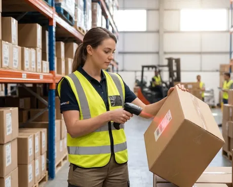 Professional wireless handheld barcode scanner