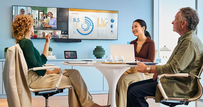 Videoconferencing meeting with Poly solutions Videoconferencing meeting with Poly solutions