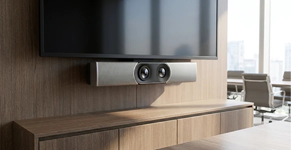 All-in-one video conferencing bars