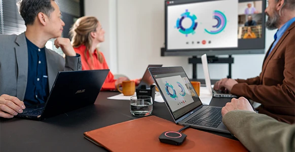 Wireless presentation with Barco ClickShare