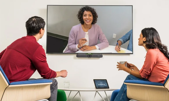 Professional video conferencing bars