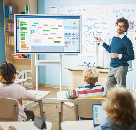 Classroom Touchscreen Displays