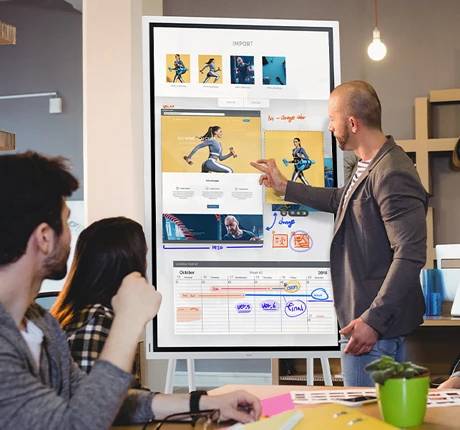 Meeting Room Touchscreen Displays