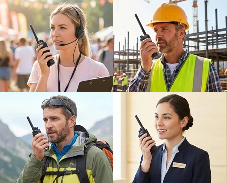 Funkgeräte für Branchen