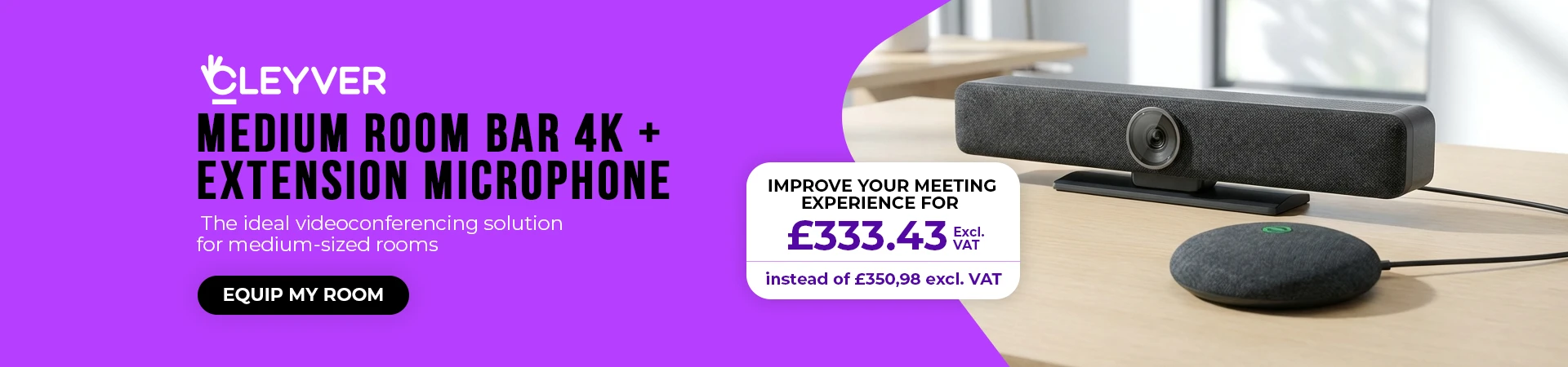 Pack Cleyver Room Bar 4K