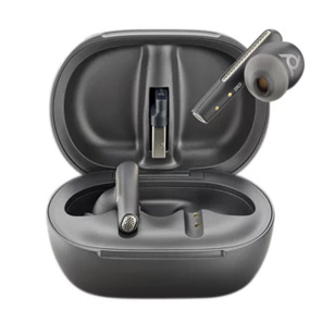 Poly Voyager Free 60 UC USB A Wireless Headphones with Black Case