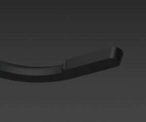 Hide-away microphone boom arm