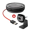 Microsoft Lifecam with Plantronics Calisto 3200
