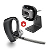  Microsoft Lifecam HD-3000 with Plantronics Voyager Legend