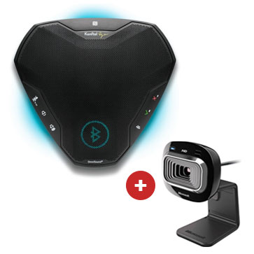 Microsoft Lifecam HD 3000 + Konftel Ego Bluetooth