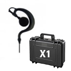 4x headsets & Carrying Case